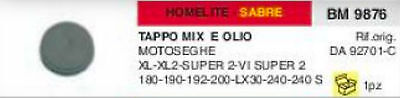 TAPPO MISCELA OLIO MOTOSEGA HOMELITE XL XL2 SUPER 180 190 192 200 30 2