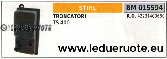 42231400660 MARMITTA SCARICO SILENZIATORE TRONCATORE TRONCATRICE STIHL TS 400