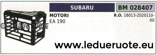 18013Z02011000 RIPARO MARMITTA SCARICO SILENZIATORE MOTORE SUBAR EA 190