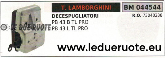 73040238 MARMITTA SCARICO SILENZIATOR DECESPUGLIATORE LAMBORGHINI PB 43B 43L PRO
