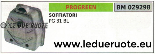 MARMITTA SCARICO SILENZIATORE SOFFIATORE PROGREEN GREENCUT PG 31 BL