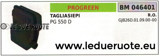 GJB26D01090000 MARMITTA SCARICO TAGLIASIEPI TOSASIEPE PROGREEN GREENCUT PG 550D