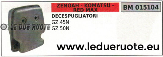 MARMITTA SCARICO DECESPUGLIATORE ZENOAH KOMATSU RED MAX GZ 45N 50N