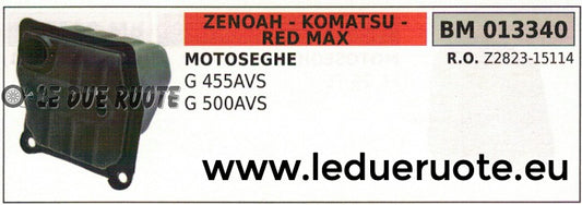 Z282315114 MARMITTA SCARICO MOTOSEGA ZENOAH KOMATSU RED MAX G 455 500 AVS