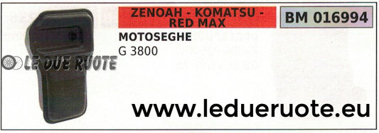 MARMITTA SCARICO SILENZIATORE MOTOSEGA ZENOAH KOMATSU RED MAX G 3800