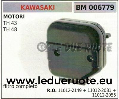 110122149 110122081 110122055 FILTRO ARIA COMPLETO MOTORE KAWASAKI TH 43 48