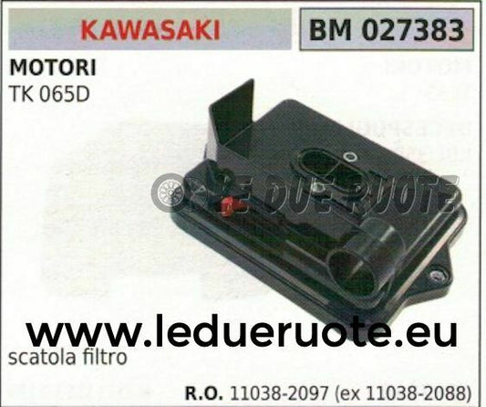 110382097 110382088 SCATOLA CASSA SUPPORTO FILTRO ARIA MOTORE KAWASAKI TK 065D