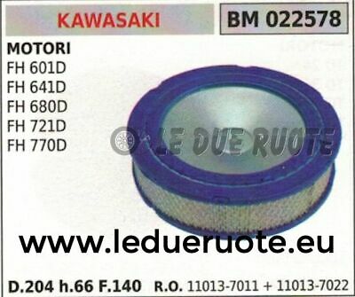 110137011 110137022 FILTRO ARIA MOTORE KAWASAKI FH 601D 641D 680D 204x66x140