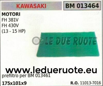 110137016 SPUGNA FILTRO ARIA MOTORE KAWASAKI FH 381V 430V 13HP 15HP 175x111x9
