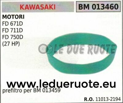 110132194 SPUGNA FILTRO ARIA MOTORE KAWASAKI FD 671D 711D 750D 27HP 198x72