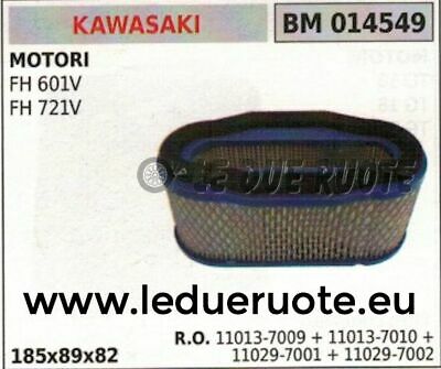 110297001 110297002 FILTRO ARIA MOTORE KAWASAKI FH 601V 721V 185x90x92