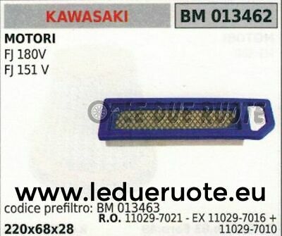 110297016 FILTRO ARIA RASAERBA TOSAERBA MOTORE KAWASAKI FJ 180V 151V 220x68x28