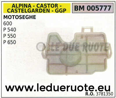 3781350 FILTRO ARIA MOTOSEGA ALPINA CASTOR STIGA CASTEL GGP 600 P 540 550 650