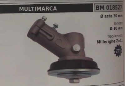 COPPIA CONICA UNIVERSALE standard DECESPUGLIATORE CON ASTA Ø 30 MILLERIGHE Z 11
