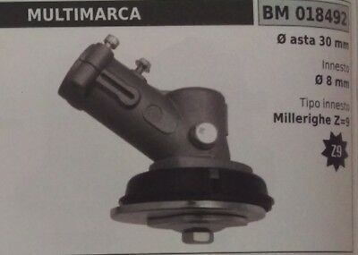 COPPIA CONICA UNIVERSALE standard DECESPUGLIATORE CON ASTA Ø 30 MILLERIGHE Z 9