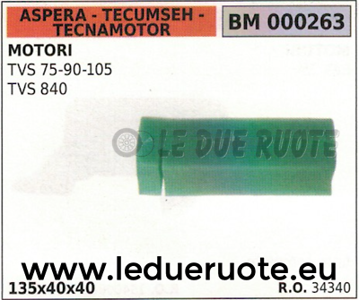 34340 FILTRO ARIA MOTORE ASPERA TECUMSEH TECNAMOTOR TVS 75 90 105 135x40x40