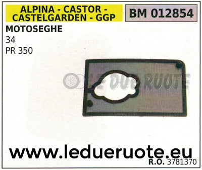 3781370 FILTRO ARIA MOTOSEGA ALPINA CASTOR CASTELGARDEN STIGA 34 PR 350