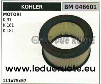 FILTRO ARIA MOTORE KOHLER K 91 161 181 111x75x57