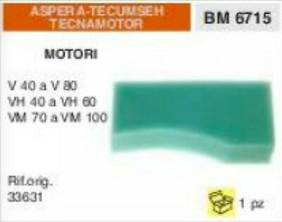 33631 FILTRO ARIA ASPERA TECUMSEH TECNAMOTOR V VH VM 40 80 60 70 100