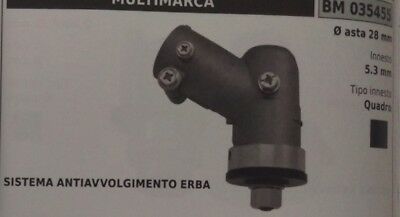 COPPIA CONICA UNIVERSALE standard DECESPUGLIATORE CON ASTA Ø 28 QUADRO 5.3 mm