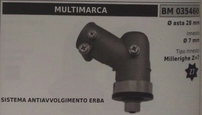 COPPIA CONICA UNIVERSALE standard DECESPUGLIATORE CON ASTA Ø 28 MILLERIGHE Z-7