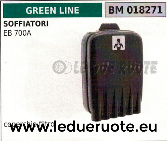 COPERCHIO FILTRO ARIA SOFFIATORE GREENLINE GREENCUT EB 700A