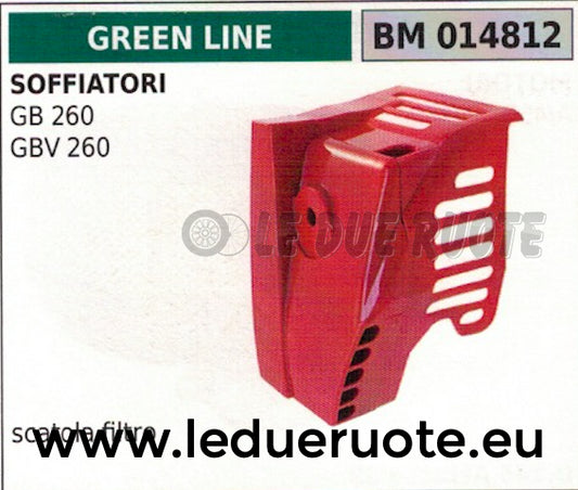 SCATOLA SUPPORTO FILTRO ARIA SOFFIATORE GREENLINE GREENCUT GB GBV 260