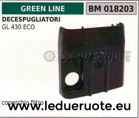COPERCHIO FILTRO ARIA DECESPUGLIATORE GREENLINE GREENCUT GL 430 ECO