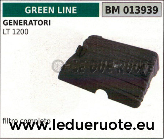 FILTRO ARIA COMPLETO GENERATORE GRUPPO ELETTROGENO GREENLINE GREENCUT LT 1200