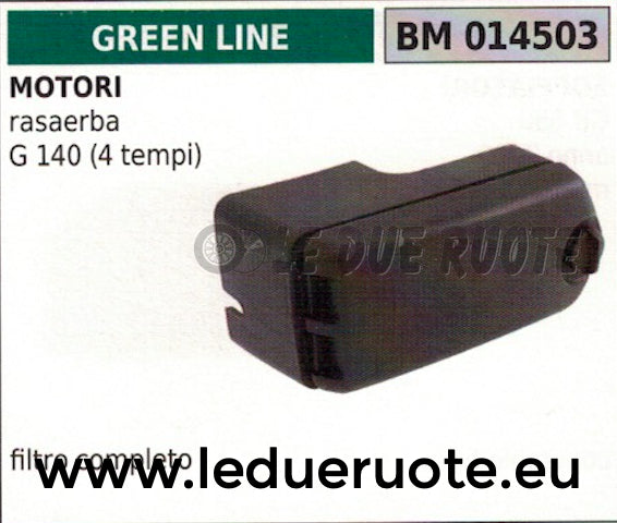 FILTRO ARIA COMPLETO RASAERBA TOSAERBA TAGLIAERBA GREENLINE GREENCUT G 140