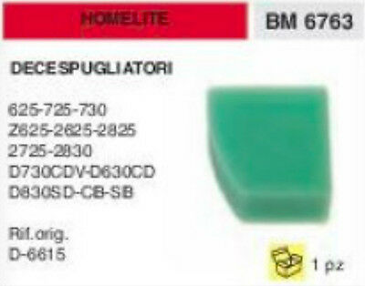 6615 SPUGNA FILTRO ARIA DECESPUGLIATORE HOMELITE 630 730 830 CA CB CD SD SB CDV