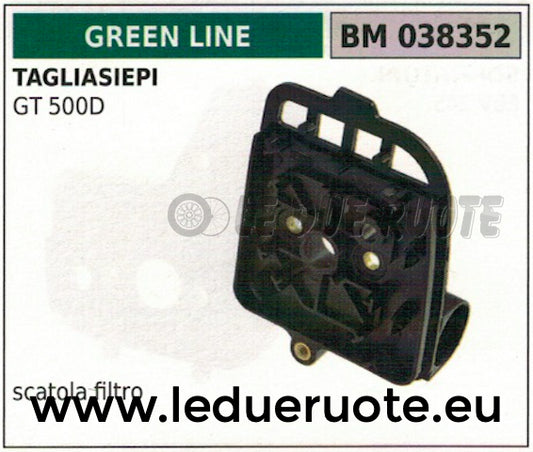 SCATOLA FILTRO ARIA TAGLIASIEPE TOSASIEPI SIEPI GREENLINE GREENCUT GT 500D