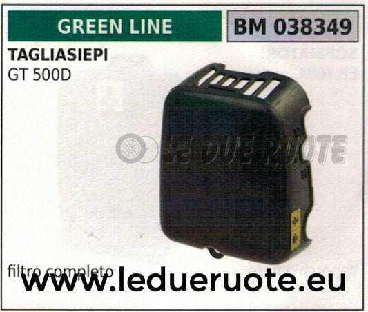 FILTRO ARIA COMPLETO TAGLIASIEPE TOSASIEPI SIEPI GREENLINE GREENCUT GT 500D