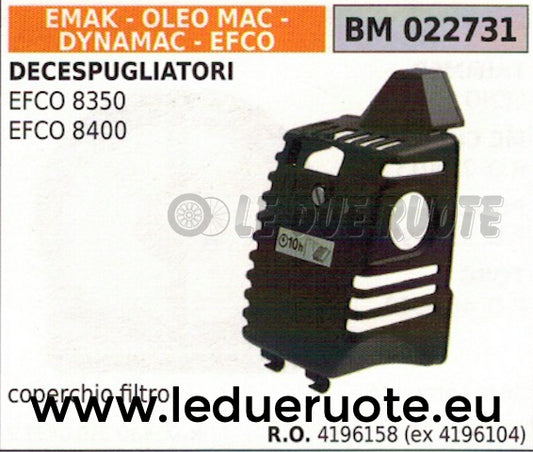 4196158 4196104 COPERCHIO FILTRO ARIA DECESPUGLIATORE EFCO 8300 8350 8400