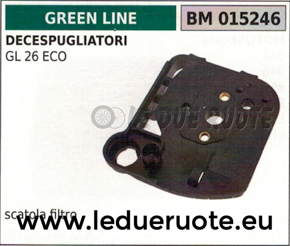 SUPPORTO SCATOLA FILTRO ARIA DECESPUGLIATORE GREENLINE GREENCUT GL 26 ECO