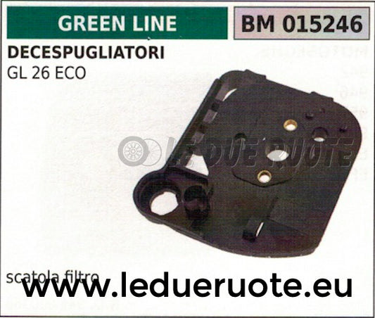 SUPPORTO SCATOLA FILTRO ARIA DECESPUGLIATORE GREENLINE GREENCUT GL 26 ECO