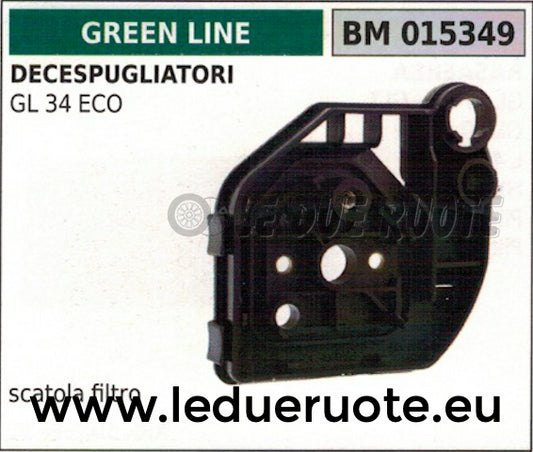 SCATOLA FILTRO ARIA COMPLETA DECESPUGLIATORE GREENLINE GREENCUT GL 34 ECO
