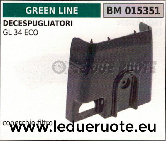 COPERCHIO FILTRO ARIA DECESPUGLIATORE GREENLINE GREENCUT GL 34 ECO