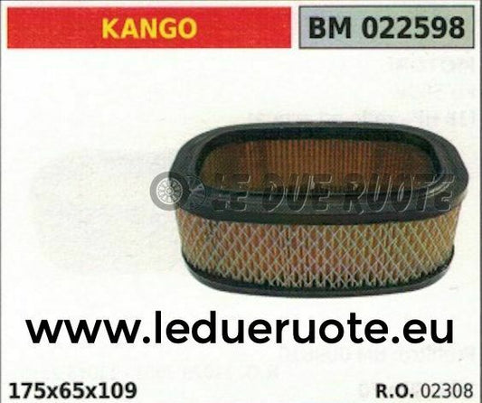 02308 FILTRO ARIA COMPLETO ELEMENTO FILTRANTE MOTORE KANGO 175x65x109