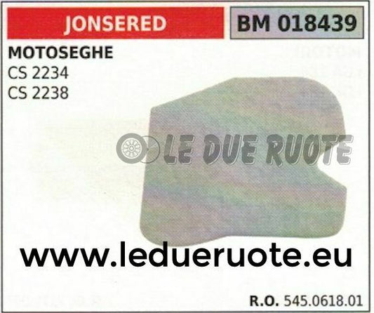 545061801 FILTRO ELEMENTO FILTRANTE ARIA MOTOSEGA JONSERED CS 2234 2238