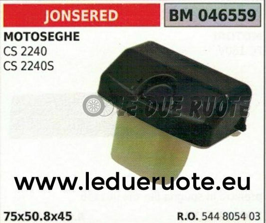 544805403 FILTRO ARIA MOTOSEGA JONSERED CS 2240 2240S 75x50.8x45