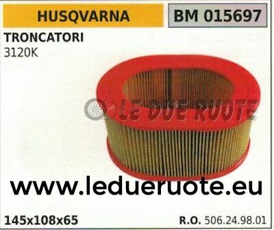 506249801 FILTRO ARIA TRONCATORE TRONCATRICE HUSQVARNA 3120 K 145x108x65