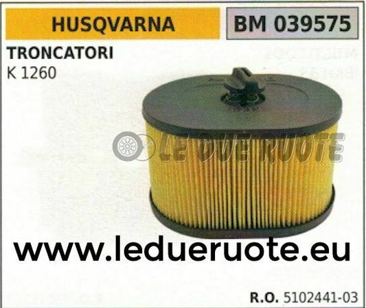 510244103 FILTRO ARIA TRONCATORE TRONCATRICE HUSQVARNA K 1260