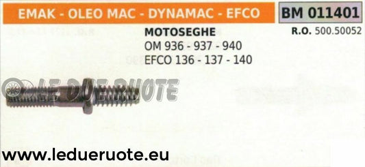 50050052 PRIGIONIERO FISSAGGIO BARRA MOTOSEGA DYNAMAC OLEOMAC 9936 937 940
