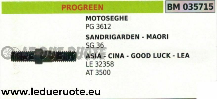 PRIGIONIERO BULLONE BARRA MOTOSEGA DA POTA CINESE CINA IMPORTAZIONE ASIA LEA ETC
