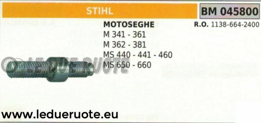 11386642400 PRIGIONIERO BULLONE BARRA MOTOSEGA STIHL MS 341 361 362 381 440