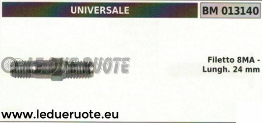 PRIGIONIERO BULLONE 24mm BARRA MOTOSEGA UNIVERSALE FILETTO 8MA