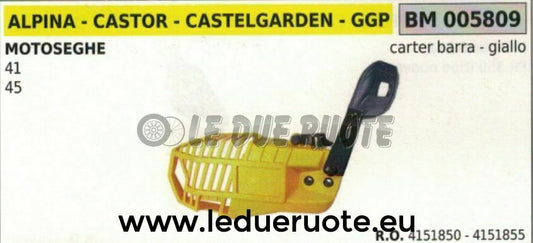4151850 4151855 CARTER CATENA MOTOSEGA CASTOR CASTELGARDEN STIGA ALPINA 41 45 G