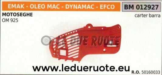 50160033 CARTER CATENA COPRICATENA SENZA PARAMANO MOTOSEGA OLEOMAC 925