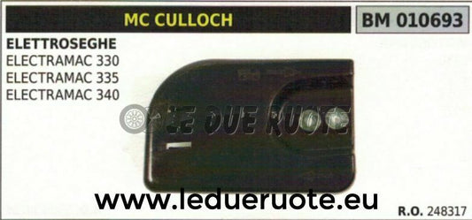 248317 CARTER COPRICATENA MOTOSEGA ELETTRICA McCULLOCH ELETTRAMAC 330 335 340